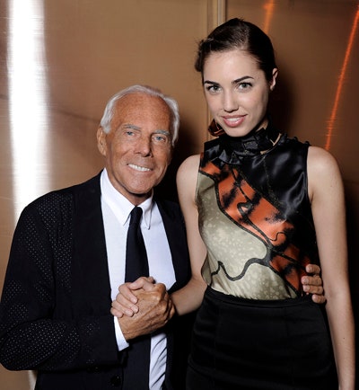Дефиле Giorgio Armani Prive на Неделе Высокой Моды в Париже