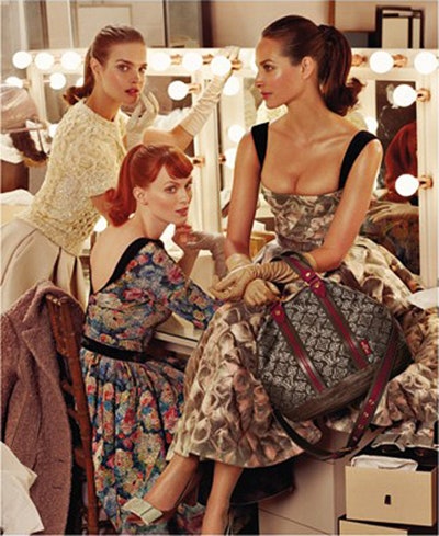 Три супермодели в осенней кампании Louis Vuitton
