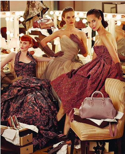 Три супермодели в осенней кампании Louis Vuitton