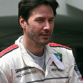 Киану Ривз принял участие в автомобильных гонках