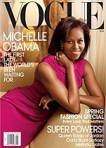 Мишель Обама  на обложке Vogue