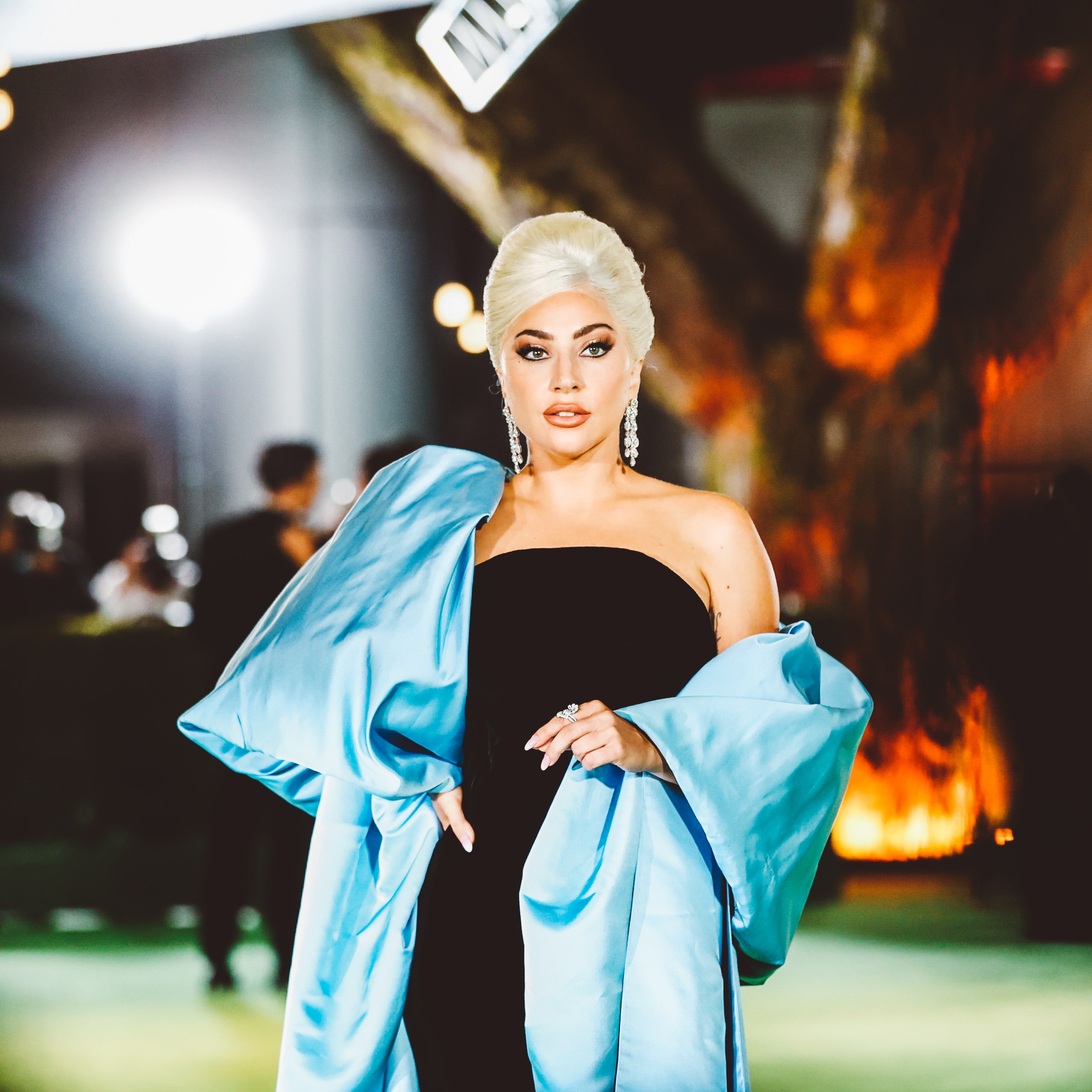 Леди Гага на открытии The Academy Museum Of Motion Pictures 2021 год