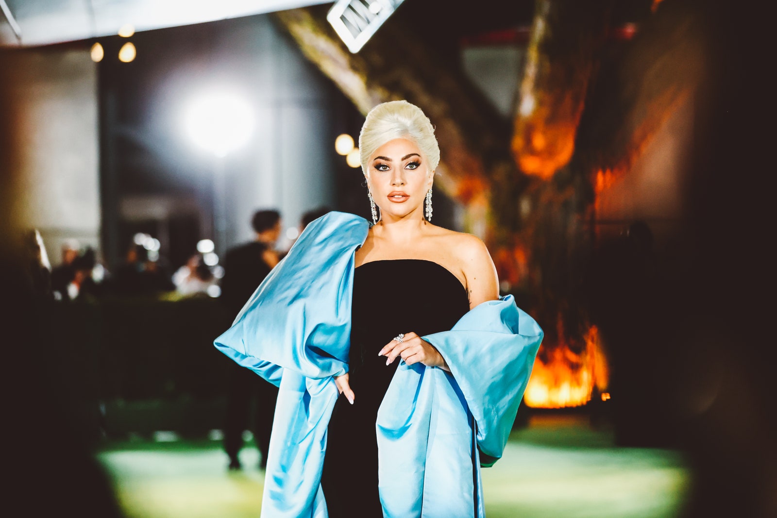Леди Гага на открытии The Academy Museum Of Motion Pictures 2021 год