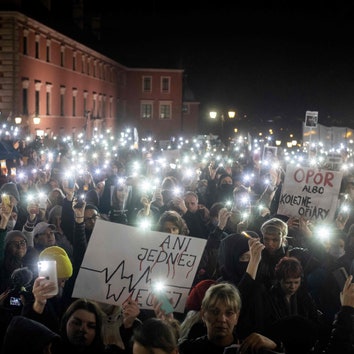 Протесты против абортов в Польше
