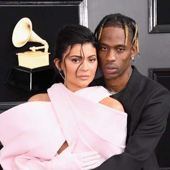 LOS ANGELES CA  FEBRUARY 10  Kylie Jenner and Travis Scott attend the 61st Annual GRAMMY Awards at Staples Center on...