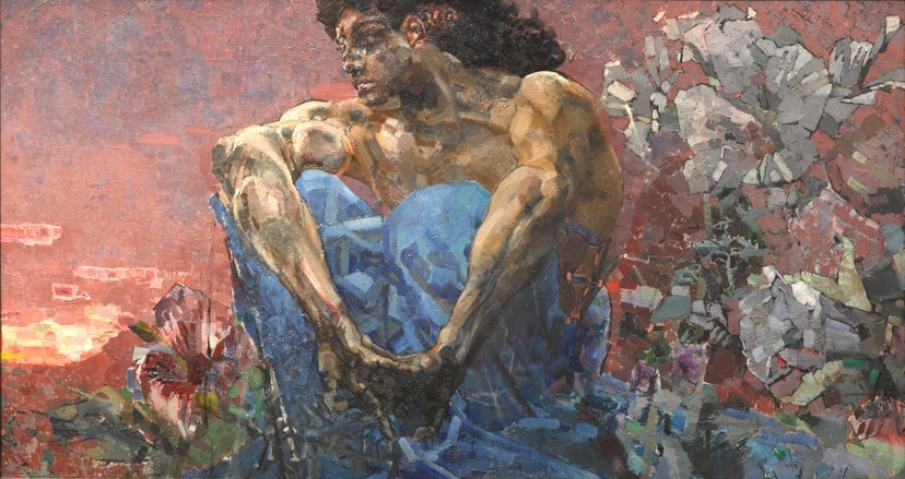 «Демон » М. А. Врубель 1890. Из собрания В. О. Гиршмана