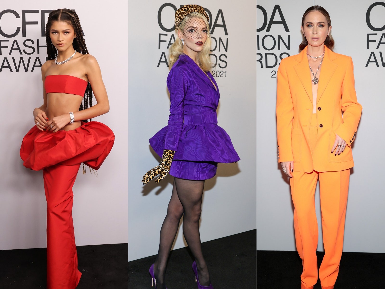 Зендея, Аня Тейлор-Джой и другие на премии CFDA Fashion Awards 2021