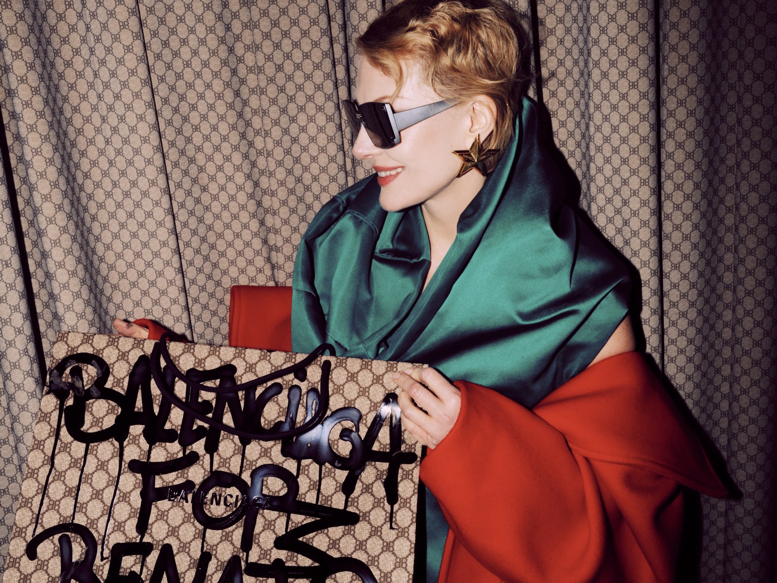 Рената Литвинова, Айсель Трудел и другие на открытии Balenciaga / The Hacker Project в концепт-сторе AIZEL