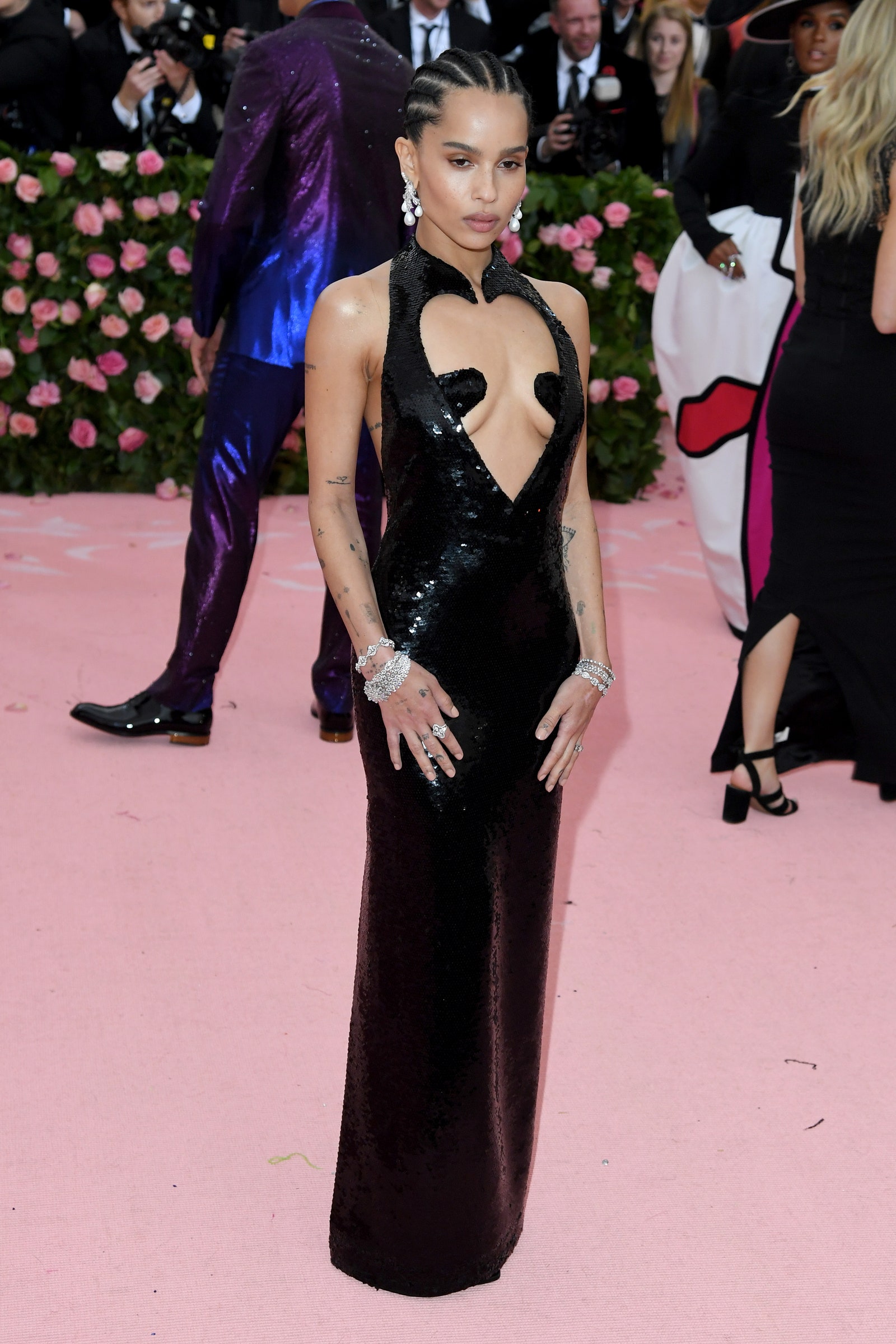 NEW YORK NEW YORK  MAY 06 Zoe Kravitz attends The 2019 Met Gala Celebrating Camp Notes On Fashion at The Metropolitan...