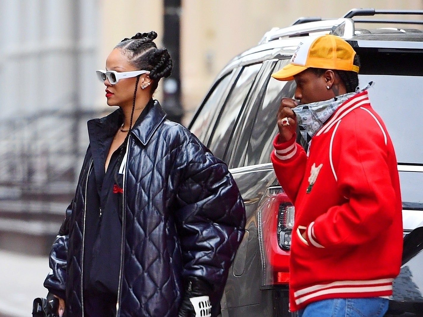 Рианна и A$AP Rocky впервые вышли в свет на фоне слухов о беременности певицы