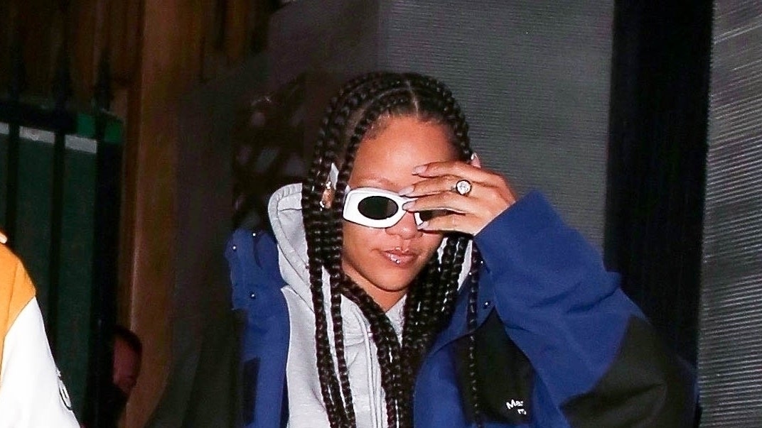 West Hollywood CA   EXCLUSIVE   Rihanna and ASAP Rocky kept it comfy casual as they stepped out together for a dinner...