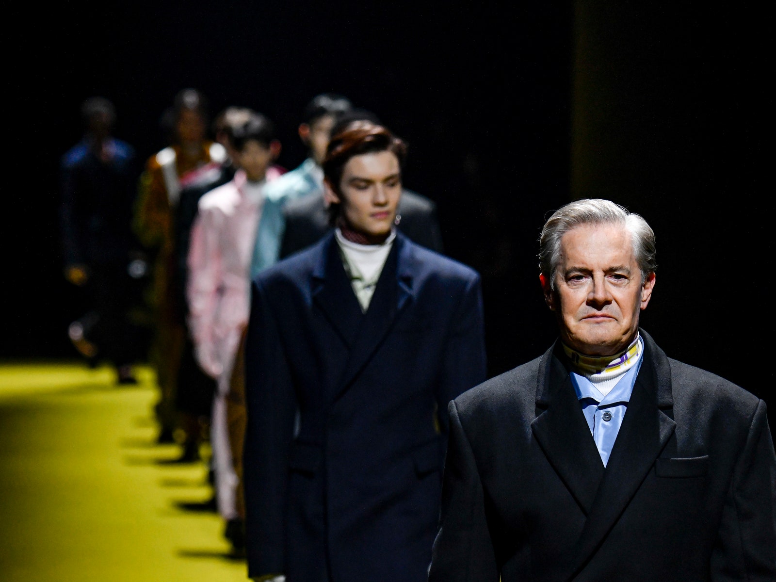 Кайл Маклахлен и Джефф Голдблюм в «Космической одиссее» по версии Prada
