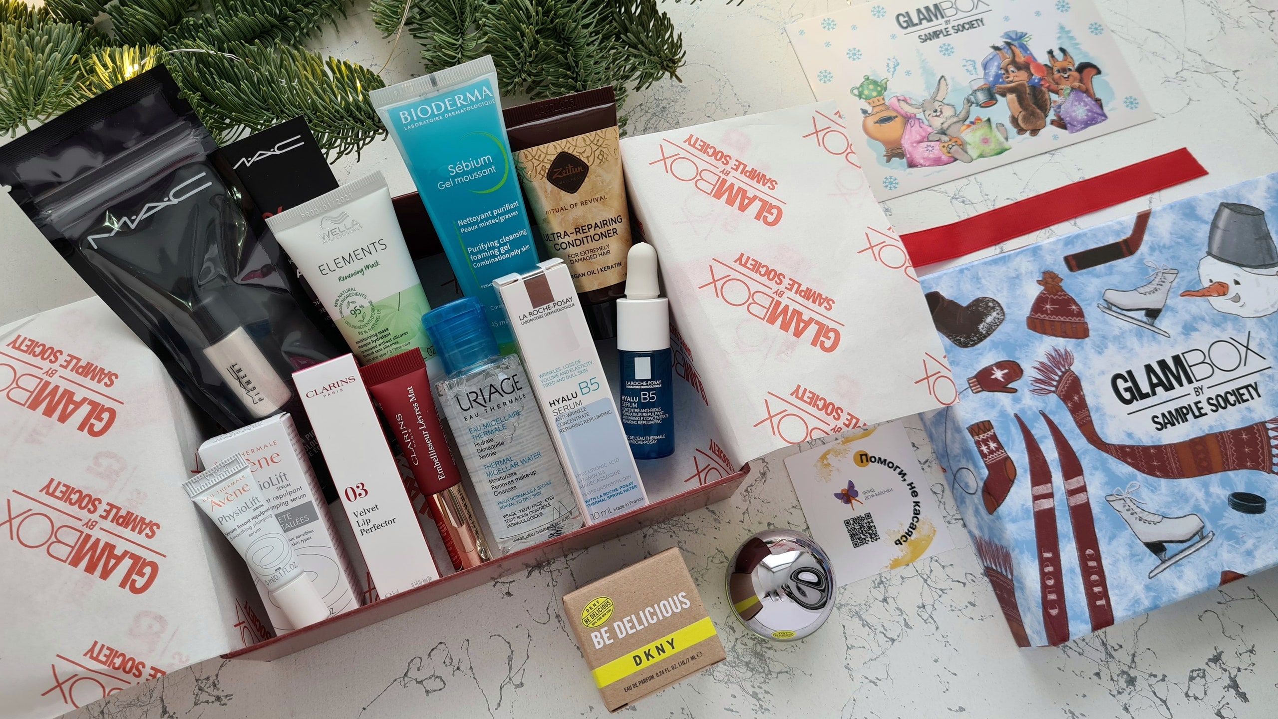 Разбираем коробочку GlamBox Декабрь Deluxe