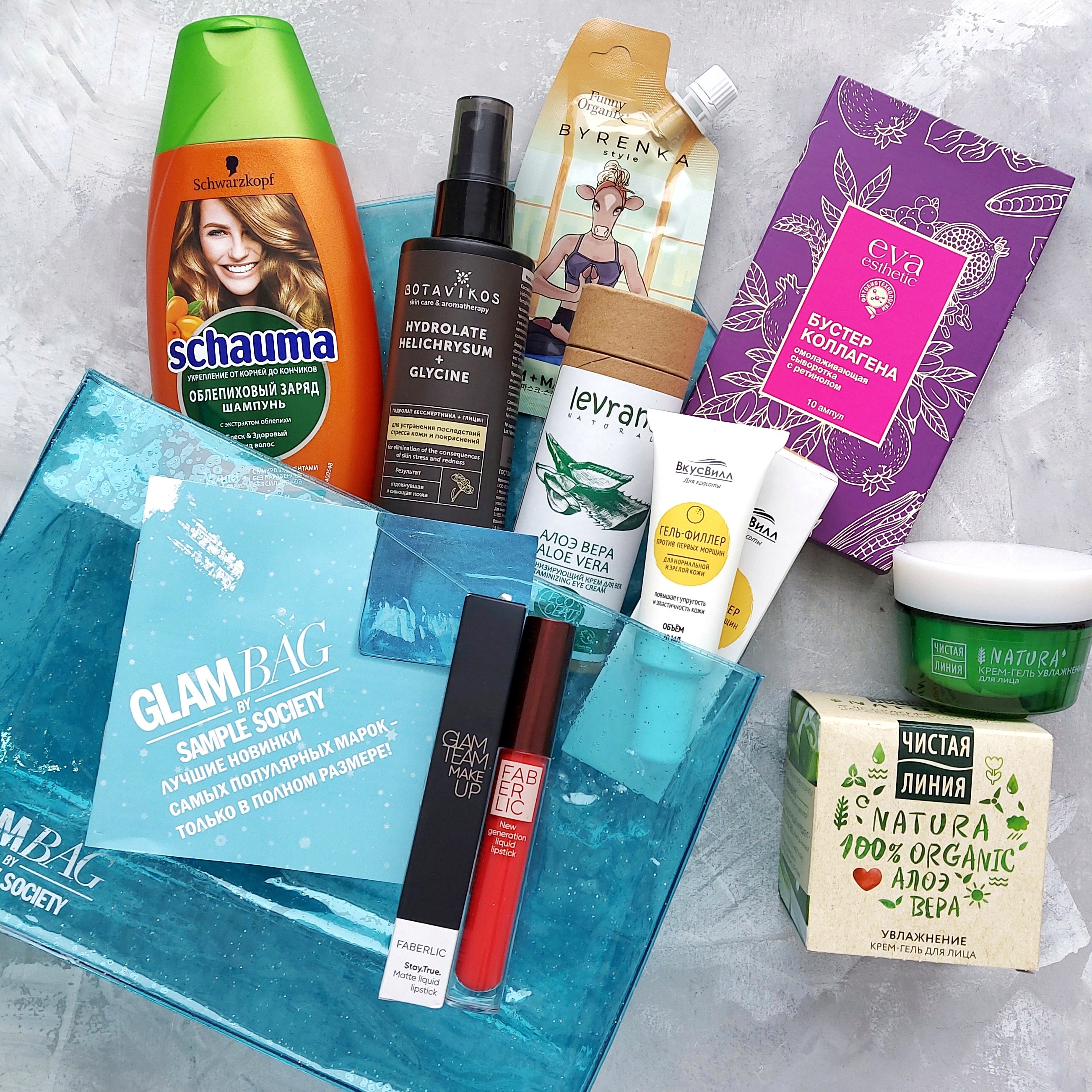 Разбираем косметичку GlamBag Декабрь!