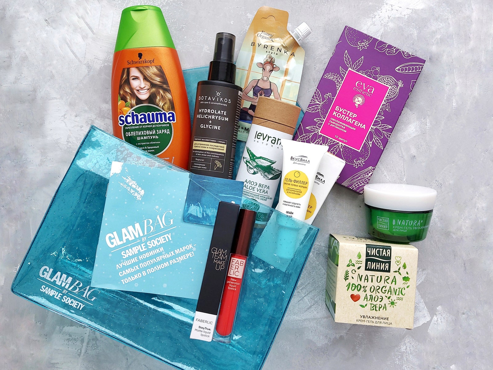 Разбираем косметичку GlamBag Декабрь!