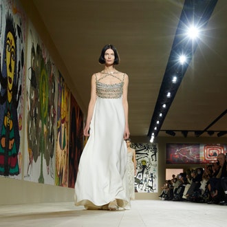 Наталья Водянова, Анна Винтур, Кара Делевинь и другие на показе Christian Dior Haute Couture