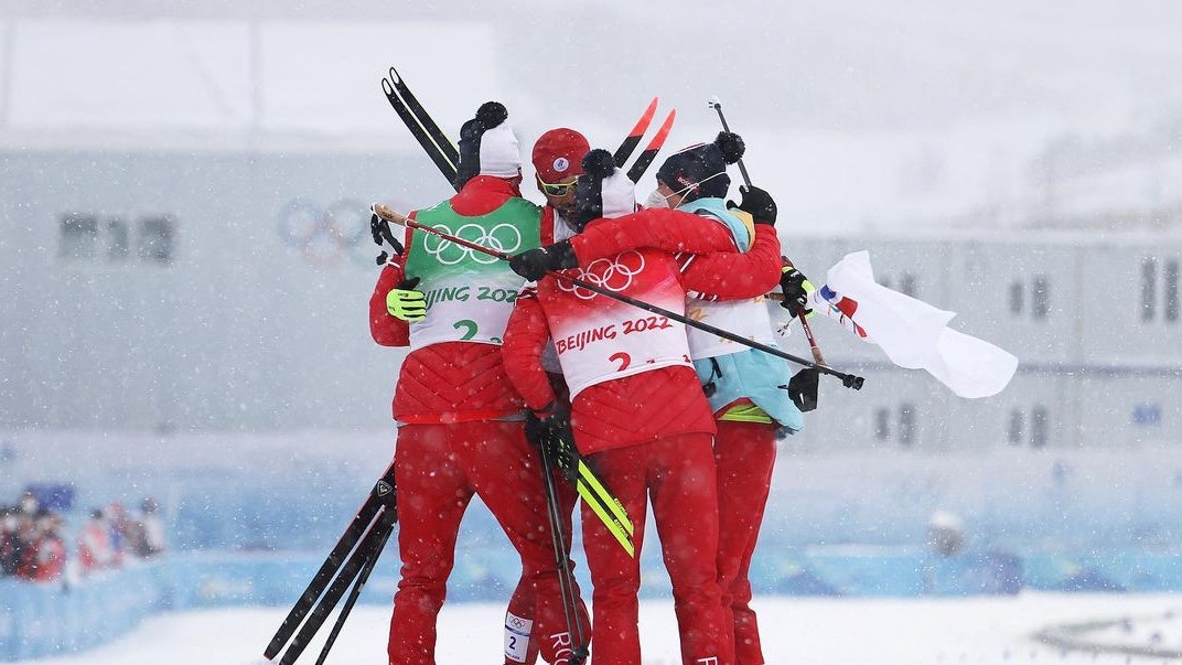 Российские лыжники выиграли золото на Олимпиаде в Пекине