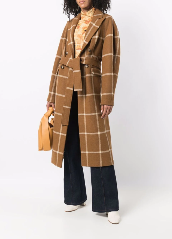 Как мы будем носить пальто в клетку этой весной Модный урок от Беллы Хадид и Кайи Гербер